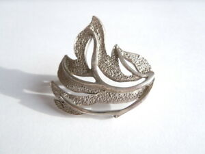 【送料無料】ジュエリー・アクセサリー オールドシルバーアブストトファッションジュエリーシートブローチvieux argent abstraites bijoux de mode feuille broche 9,0 g3,6 x 3,5 cm