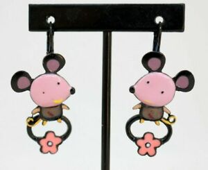 【送料無料】ジュエリー・アクセサリー アリングスビジューロロリロロタマウスピンクboucles d oreilles bijoux lol lolilota souris rose fleurs cercle dormeuses