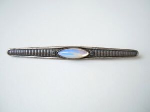 【送料無料】ジュエリー・アクセサリー オールドシルバーファッションジュエリーブローチブリリアントvieux argent bijoux de mode broche avec brillants 7,3 g8,1 x 0,8 cm｜hokushin