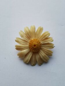 【送料無料】ジュエリー・アクセサリー ファンシーデイジーブローチbroche ancienne fantaisie paquerette