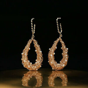 【送料無料】ジュエリー・アクセサリー ファッションパールウォータードロップハンギングイヤリングmode femmes de culture perle eau goutte pendantes oreille boucles doreilles