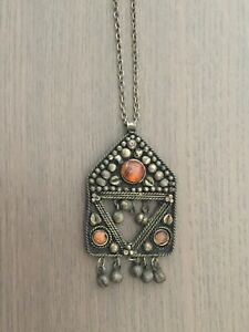 【送料無料】ジュエリー・アクセサリー ジュエリーチェーンネックレスペンダントbijoux collier chaine pendentif bon etat