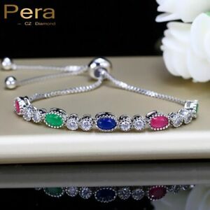 【送料無料】ジュエリー・アクセサリー エルジルコネブレロックテニスブレスレットシルバークリスマスreglable zircone breloque tennis bracelets argent noel cadeaux pour elle femme