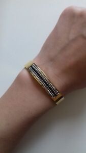 【送料無料】ジュエリー・アクセサリー ボヘミアンカフブレスレットジョンクゴールドワイヤーパールナインbracelet manchette boheme jonc femmefille acier inoxydable orfilsperles neuf