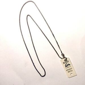 【送料無料】ジュエリー・アクセサリー チェインインシルバーマッシブステートナインchaine en argent massif etat neuf