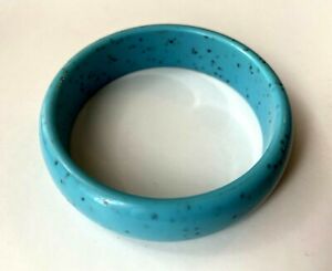 【送料無料】ジュエリー・アクセサリー ブレスレットヴィンテージプラスチックbracelet bleu vintage plastique etat neuf