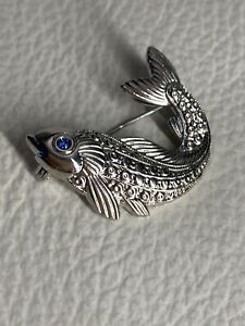 【送料無料】ジュエリー・アクセサリー ブローチbroche ancienne animal poisson a37