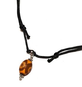 【送料無料】ジュエリー・アクセサリー ジパールカラーラスネックアゲートチベットアジャスタブルジェム3 yeux dzi perle collier ras du cou agate gemme reglable tibetain amulette 13,305円