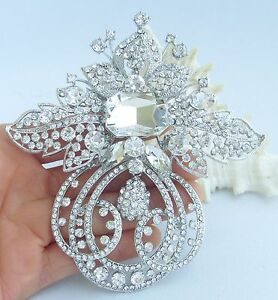 【送料無料】ジュエリー・アクセサリー プリティブローチピンクリアオーストリアクリスタルpretty 472 wedding flower brooch pin clear austrian crystal pendant 04249c1 13,485円
