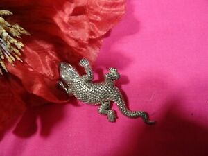 【送料無料】ジュエリー・アクセサリー トカゲブローチjolie broche bijou le lezard metal argente