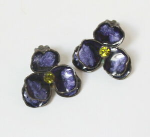 【送料無料】ジュエリー・アクセサリー イヤリングパープルフラワークリップboucles doreilles clips fleurs de violette 18,980円