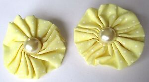 【送料無料】ジュエリー・アクセサリー イヤリングクリップヴィンテージboucles doreille clip fleur tissus jaune pale fausse perle bijou vintage 233 18,980円