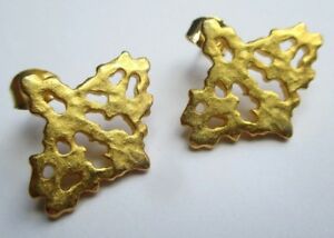 【送料無料】ジュエリー・アクセサリー ヴィンテージイヤリングboucles doreilles percees finement ajourees bijou vintage couleur or 1537 18,980円