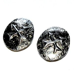 【送料無料】ジュエリー・アクセサリー イヤリングクリップクリップメッキシルバーイヤリングboucles doreilles clip plaque argent fleches croisees bijou earring