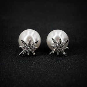 【送料無料】ジュエリー・アクセサリー イヤリングシルバークローイヤジャケットスターパールモダンファッション