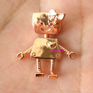【送料無料】ジュエリー・アクセサリー シルバーベラボットチャームピンクフィットヨーロッパチャームブレスレットsilver and copper alloy bella bot charm rose pink fit european charm bracelet