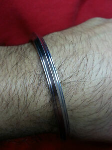 【送料無料】ジュエリー・アクセサリー ステンレスシークシンカルサカラカダブレスレットstupefiant acier inoxydable epais 5 lignes sikh singh khalsa kara kada bracelet
