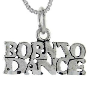【送料無料】ジュエリー・アクセサリー シルバースターリングダンスワードペンダントブレロックイタリアンボックスargent sterling ne pour danse mot pendentif breloque,18 italien box