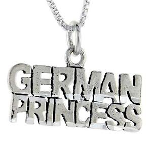 【送料無料】ジュエリー・アクセサリー シルバースターリングドイツプリンセスペンダントブレロックイタリアargent sterling allemagne princesse mot pendentif breloque,18 italien