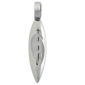 【送料無料】ジュエリー・アクセサリー スチールパターンサーフペンダントパールボールチェーンacier inoxydable tribal motif surf pendentif, gratuit perle balle chaine