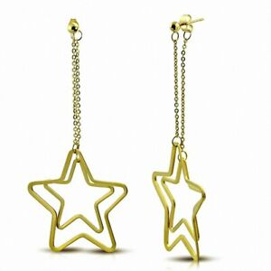【送料無料】ジュエリー・アクセサリー イヤリングイヤリングドロップboucles doreille boucles doreilles clous a longue goutte detoiles concentriqu|hokushin