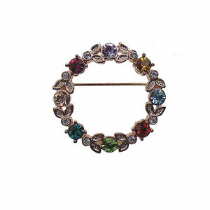 【送料無料】ジュエリー・アクセサリー ジュエリーファッションゴールドメッキローズクラウンブローチmode bijoux 18k plaque or rose couronne broche fp049