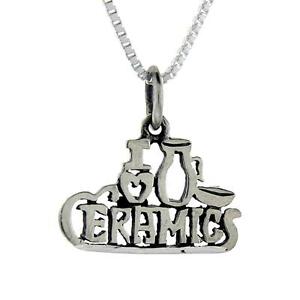 【送料無料】ジュエリー・アクセサリー シルバースターリングワードペンダントブレロックイタリアargent sterling i love ceramique mot pendentif breloque,18 italien