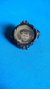 【送料無料】ジュエリー・アクセサリー ヴィンテージブローチフォトドアvintage ancienne broche porte photo