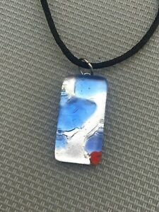 【送料無料】ジュエリー・アクセサリー ムラーノペンダントネックレスcollier pendentif murano