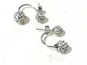 【送料無料】ジュエリー・アクセサリー ジュエルシルバーイヤリングネイルラインストーンイヤリングbijou alliage argente boucles doreilles clous strass earrings