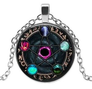 【送料無料】ジュエリー・アクセサリー ペンタグラムコンステレーションペンダントネックレスcollier pendentif pentagramme constellation