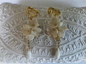 【送料無料】ジュエリー・アクセサリー イヤリングロングクリップクラフトジロンドデザイナーboucles doreilles clips longues artisanat, creatrice en gironde