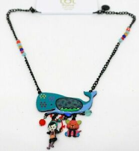 【送料無料】ジュエリー・アクセサリー ジュエルズカラーピノキオシロホエールロリロタパリbijoux lol collier pinocchio baleine bleu ras de cou perle chat lolilota paris 14,024円