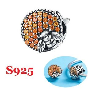 【送料無料】ジュエリー・アクセサリー スターリングチャームビーズオリジナルチャームブレスレット 925 sterling cute honey bee animal charm beads fit original charm bracelets
