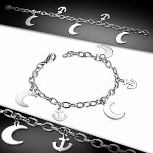 【送料無料】ジュエリー・アクセサリー ステンレススチールストラップステンレススチールロブスタークロークラスプbracelet en acier inoxydable avec fermoir pince de homard en acier inoxydable