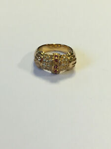 【送料無料】ジュエリー・アクセサリー ジュエルリングメッキゴールドサイズbijoux bague plaque or taille 48
