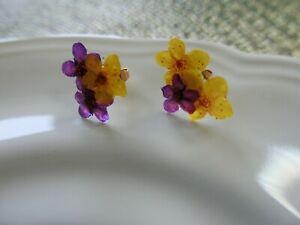 【送料無料】ジュエリー・アクセサリー イヤリングイヤホンフランスflower, earrings, boucre doreille, handmade,france
