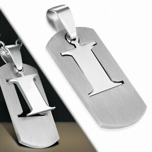 【送料無料】ジュエリー・アクセサリー ステンレススチールラベルチャームペンダントpendentif a breloques avec etiquette en 2 parties en acier inoxydable