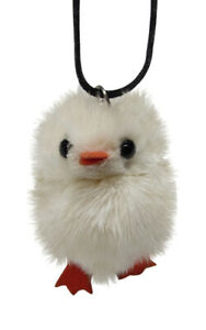 【送料無料】ジュエリー・アクセサリー ミニョンプーサンブランペンダントネックレスcollier pendentif mignon poussin blanc