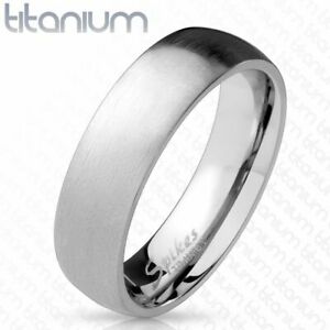 【送料無料】ジュエリー・アクセサリー チタンリングブラシbague mixte en titane avec finition brossee