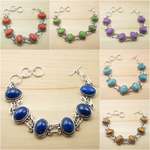 【送料無料】ジュエリー・アクセサリー シルバーメッキラズリラピスブレスレット925 silver plated lapis lazuli amp; many other gemstones bracelet, *great variety*