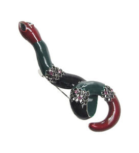 【送料無料】ジュエリー・アクセサリー ブローチスチールブローチbroche joli serpent multicolore en acier
