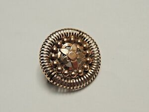 【送料無料】ジュエリー・アクセサリー メッキローズオリアローザスヴィンテージジュエリーラウンドブローチtres belle broche ronde en plaque or rose oria rosace bijoux vintage