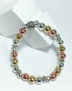 【送料無料】ジュエリー・アクセサリー ヘマタイトブレスレットbracelet pour femme dhematites couleur argent, or et cuivre