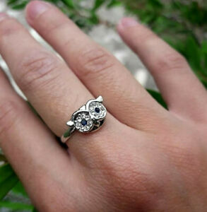 【送料無料】ジュエリー・アクセサリー シルバーステンレスフクロウリングリングサイズシックbague alliance hibou acier inoxydable argente taille 60 chic cadeau