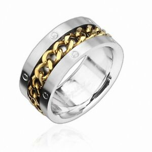 【送料無料】ジュエリー・アクセサリー リングbague avec chaine incrustee doree
