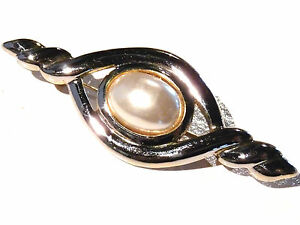 【送料無料】ジュエリー・アクセサリー ジュエルピンバーカボションパールファンシーブローチbijou alliage dore broche barrette cabochon perle fantaisie brooch
