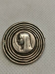【送料無料】ジュエリー・アクセサリー ブローチシルバーメタルancienne broche religieuse metal argente ref d266