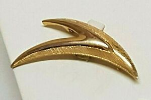【送料無料】ジュエリー・アクセサリー ジュエルビンビンピンブランチゴールドメタルスリエスムースbijou vintage broche branches metal dore strie lisse g2
