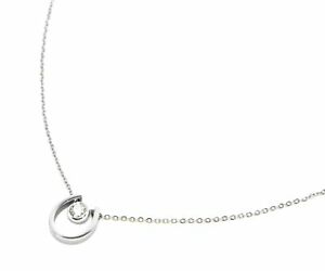 【送料無料】ジュエリー・アクセサリー シルバースチールホースアイアンペンダントファインチェーンネックレスcc2271e collier fine chaine avec pendentif fer a cheval acier argente et pi